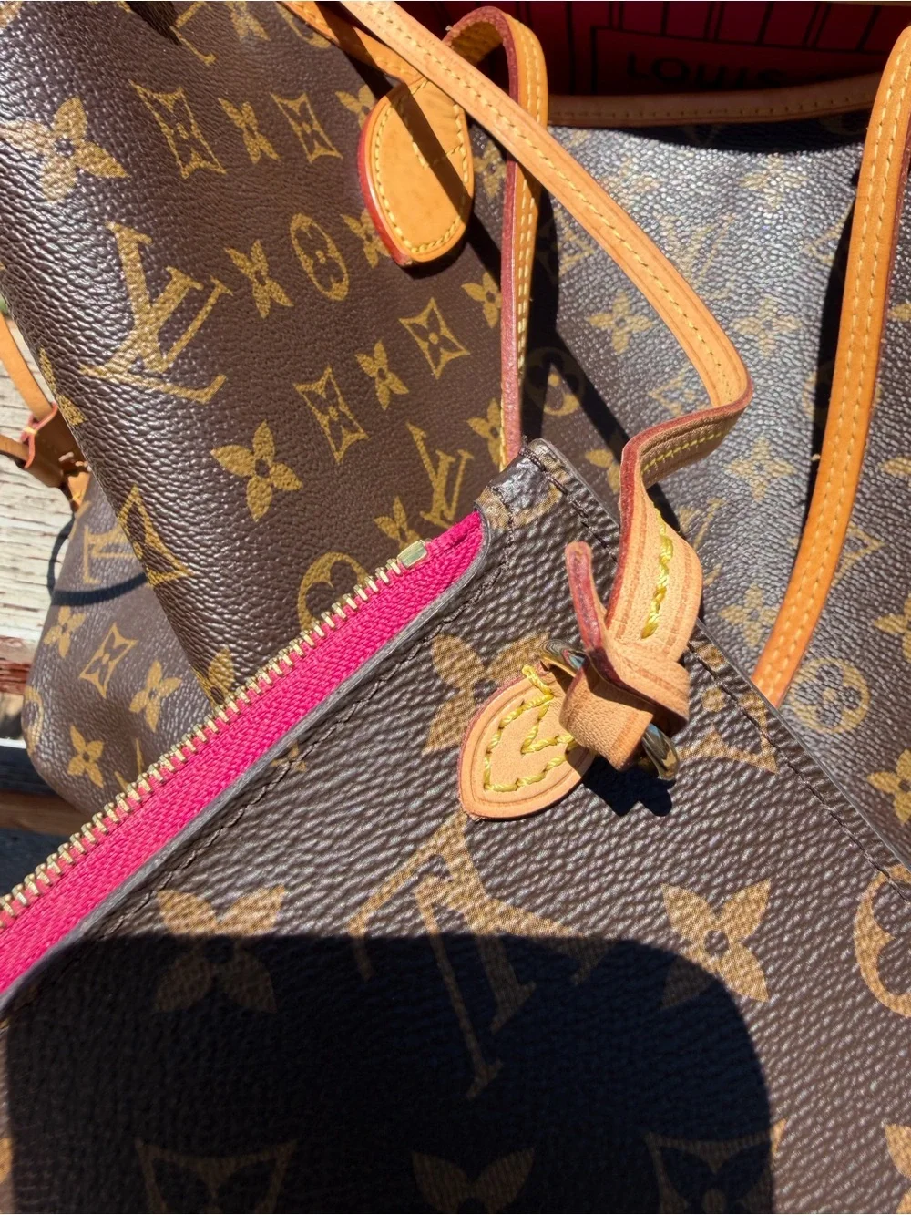 Louis Vuitton Monogram Neverfull GM pivoine